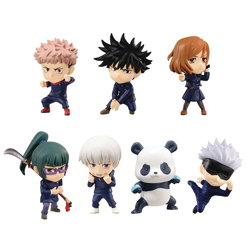Bandai Japan Jujutsu Kaisen Adverge Motion Jujutsu Kaisen Mini Figure (7-Piece Set)