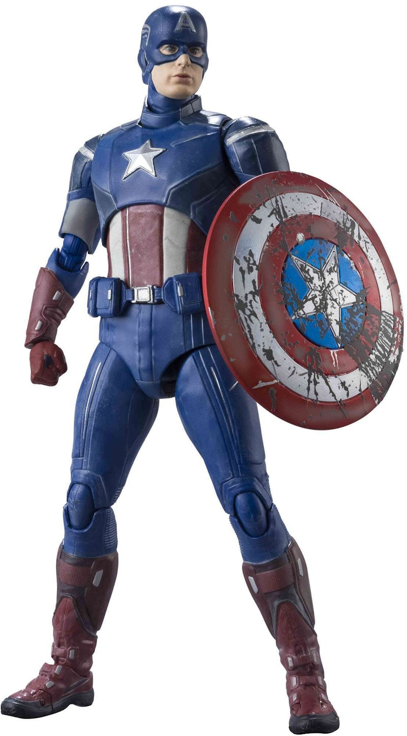 Bandai Japan Marvel S.H. Figuarts Captain America Avengers Assemble Action Figure