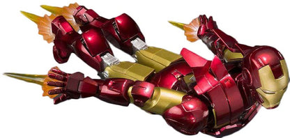 Bandai Japan Marvel S.H. Figuarts Iron Man Mark VI & Hall Of Armor Set Action Figure