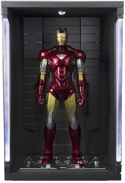 Bandai Japan Marvel S.H. Figuarts Iron Man Mark VI & Hall Of Armor Set Action Figure