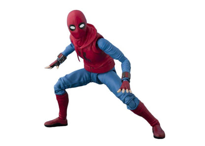 Bandai Japan Marvel S.H. Figuarts Spider-Man Homemade Costume Tamashii Option Act Wall Action Figure