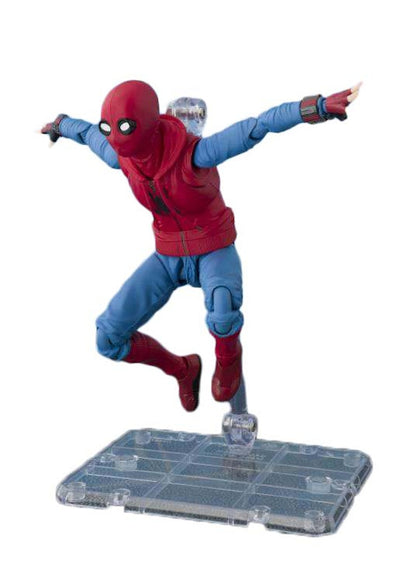 Bandai Japan Marvel S.H. Figuarts Spider-Man Homemade Costume Tamashii Option Act Wall Action Figure