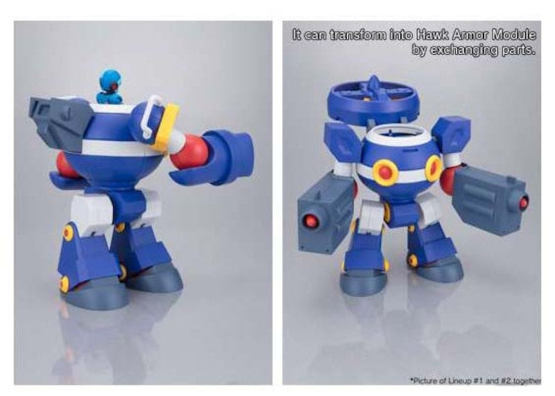 Bandai Japan Mega Man X Super Mini Pla Chimera Armor Model Kit Figure