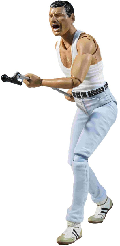 Bandai Japan Music S.H. Figuarts Freddie Mercury Live Aid Variant Action Figure