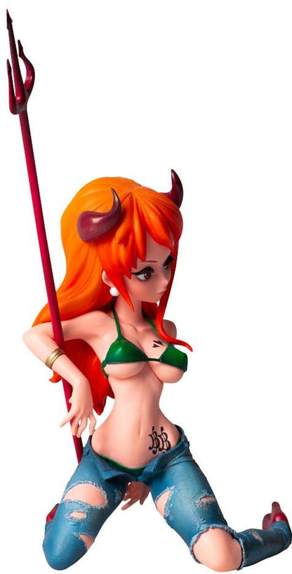 Bandai Japan One Piece Bustercall Devilish Nami Collectible PVC Figure