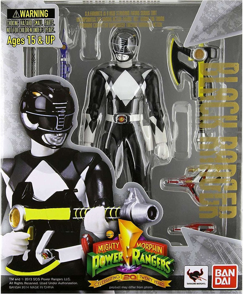 Bandai Japan Power Rangers S.H. Figuarts Black Ranger Action Figure