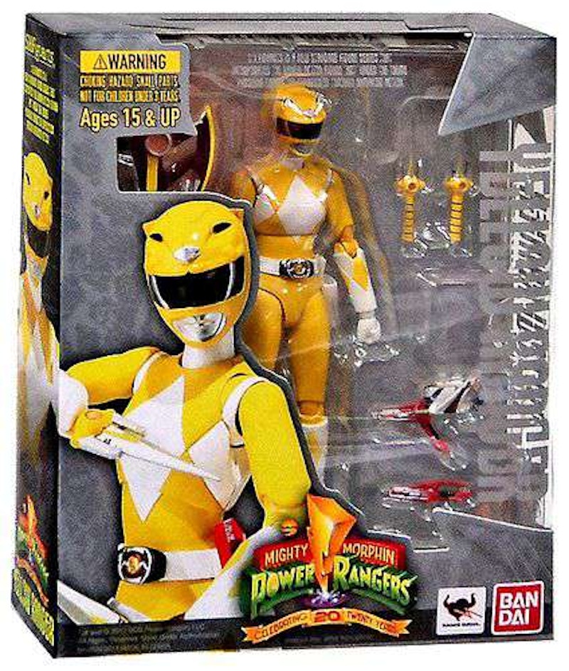 Bandai Japan Power Rangers S.H. Figuarts Yellow Ranger Action Figure