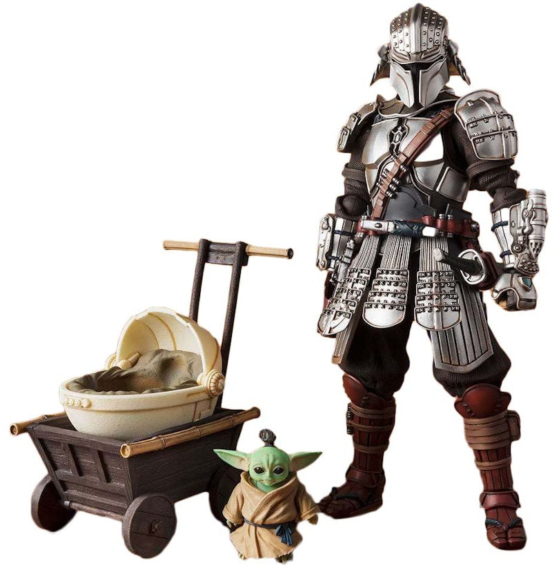 Bandai Japan Star Wars Meisho Movie Realization Ronin Mandalorian & Grogu Action Figure