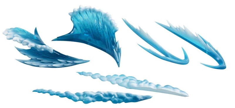 Bandai Japan Tamashii Effect Tamashii Effect Wave Blue Accessory Action Figure