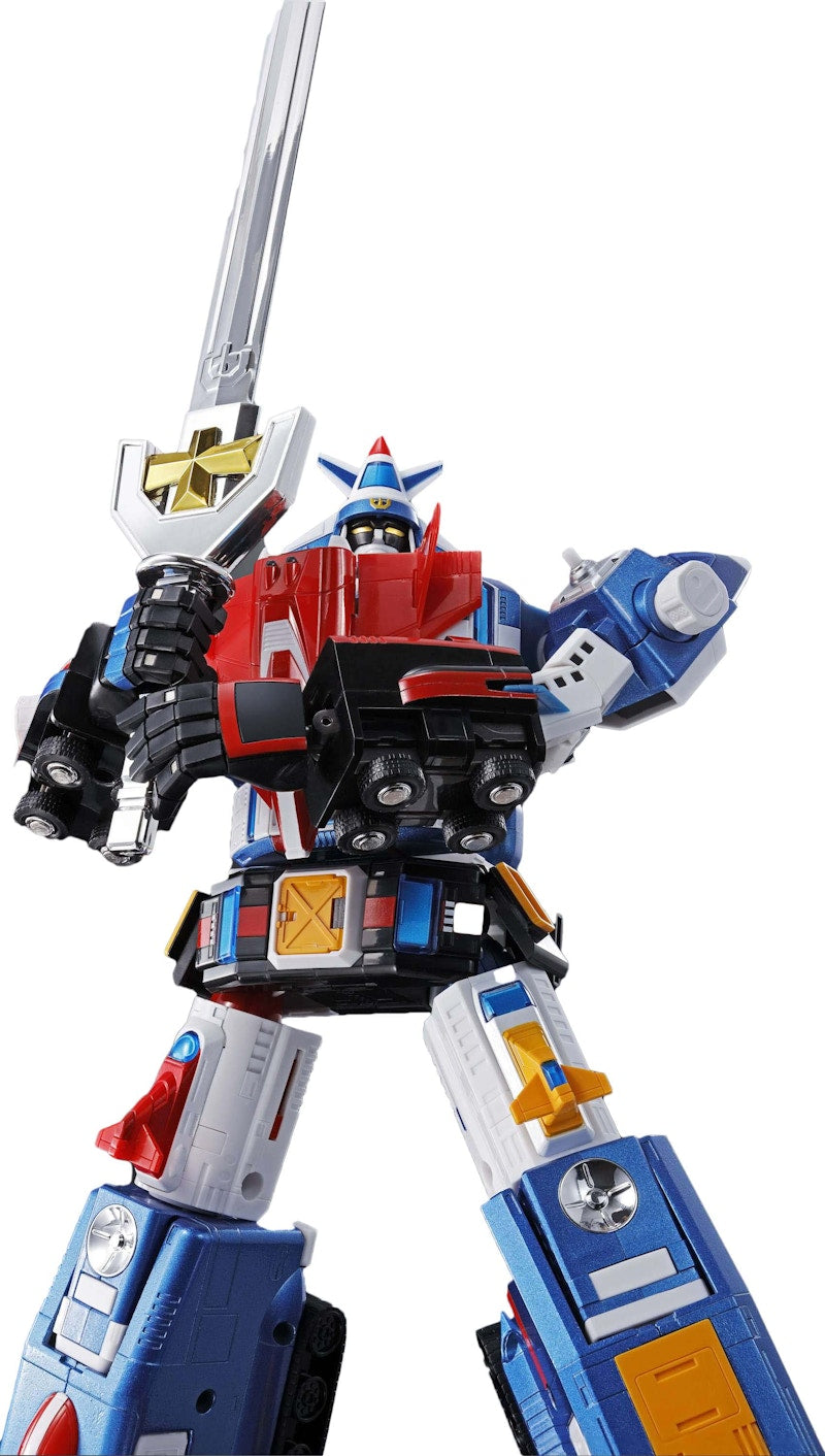 Bandai Japan Tamashii Soul of Chogokin GX-88 Armored Fleet Dairugger XV Armored Fleet Dairugger Combining Action Figure