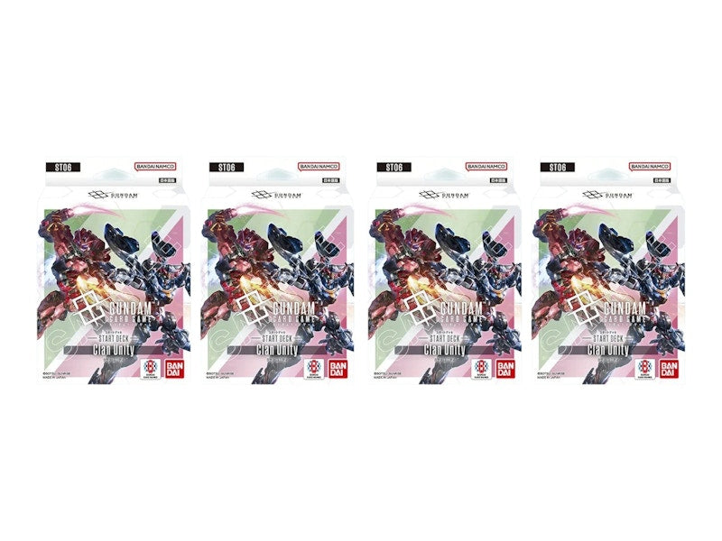 Bandai Mobile Suit Gundam Card Game Clan Unity (ST06) Starter Deck (Japanese) 4x Lot