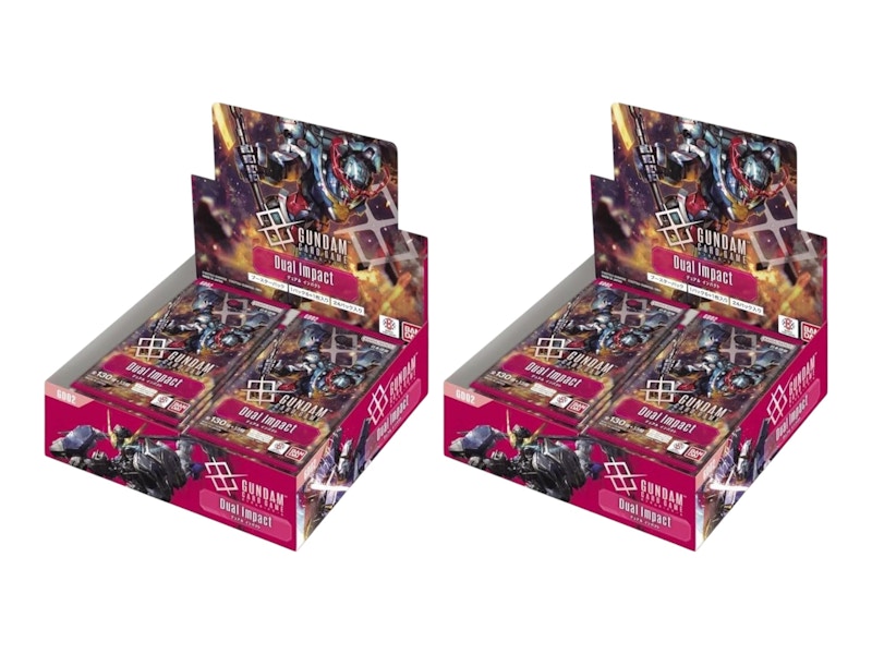 Bandai Mobile Suit Gundam Card Game Dual Impact (GD02) Booster Pack (Japanese) 2x Lot