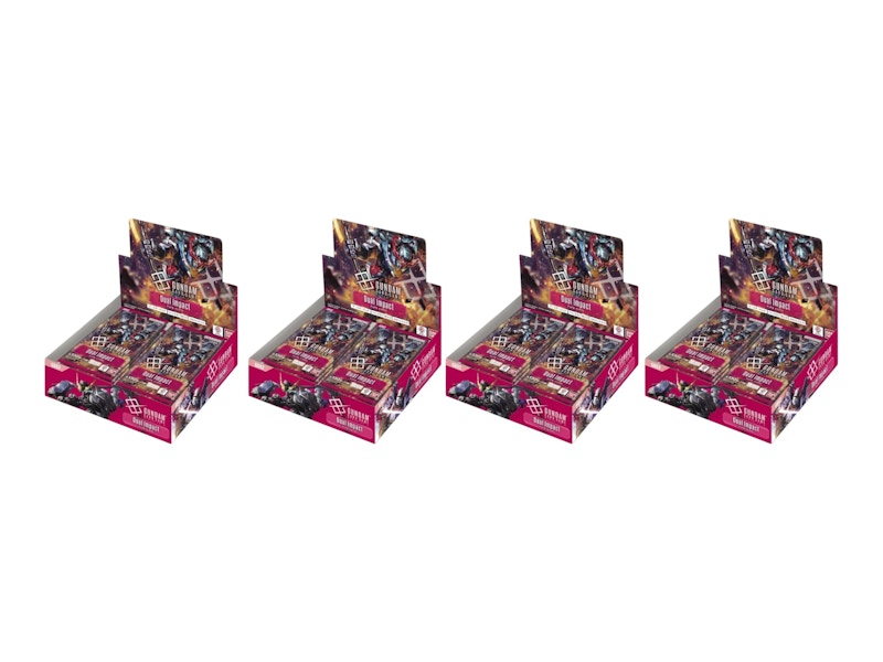 Bandai Mobile Suit Gundam Card Game Dual Impact (GD02) Booster Pack (Japanese) 4x Lot