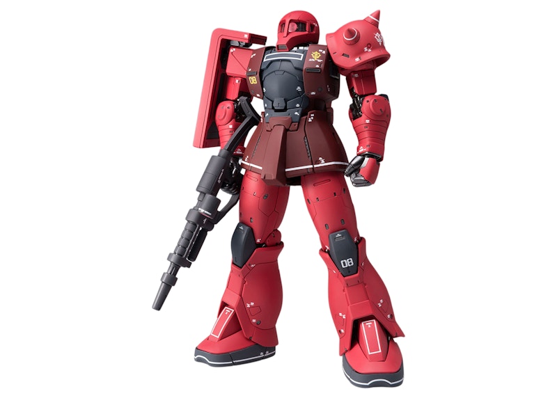 Bandai Mobile Suit Gundam The Origin Gundam Fix Figuration Metal Composite MS-05S Char Aznable's Zaku I Action Figure Red
