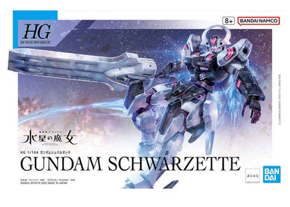 Bandai Namco 1/144 HG Gundam Schwarzette Model Kit Figure (2023)