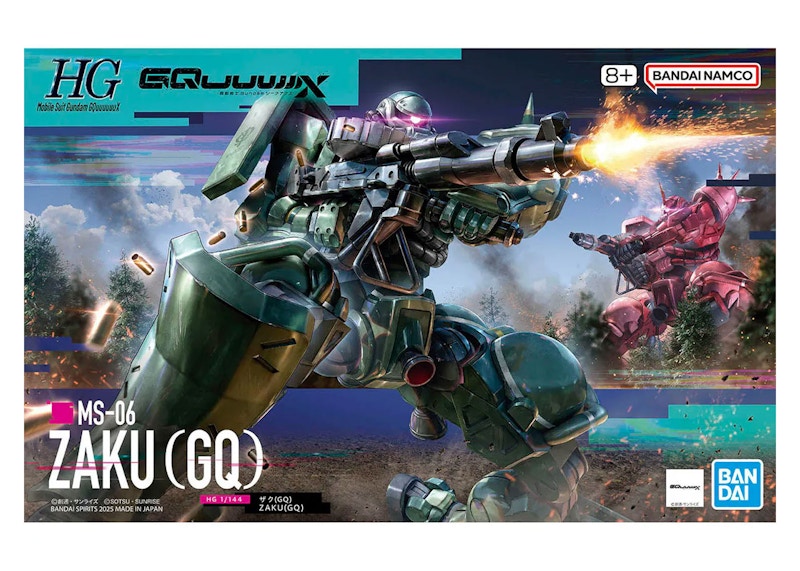 Bandai Namco 1/144 HG MS-06 Zaku (GQ) Model Kit Figure (2025)