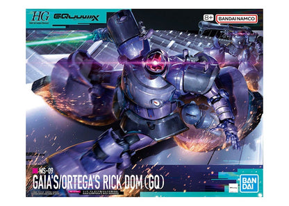 Bandai Namco 1/144 HG MS-09 Gaias/Ortegas Rick Dom (GQ) Model Kit Figure (2025)