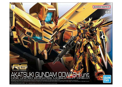 Bandai Namco 1/144 RG Akatsuki Gundam 00Washi Unit Model Kit Figure (2024)