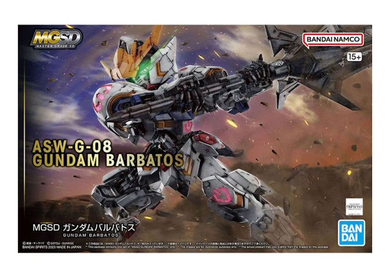 Bandai Namco Gundam 1/100 MGSD ASW-G-08 Gundam Barbatos Model Kit Figure (2023)