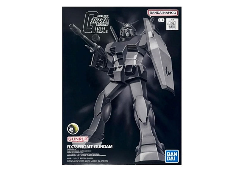 Bandai Namco Gundam 1/144 Best Mecha Collection RX78FRGMT Gundam (Fragment Edition) Model Kit Figure (2025)