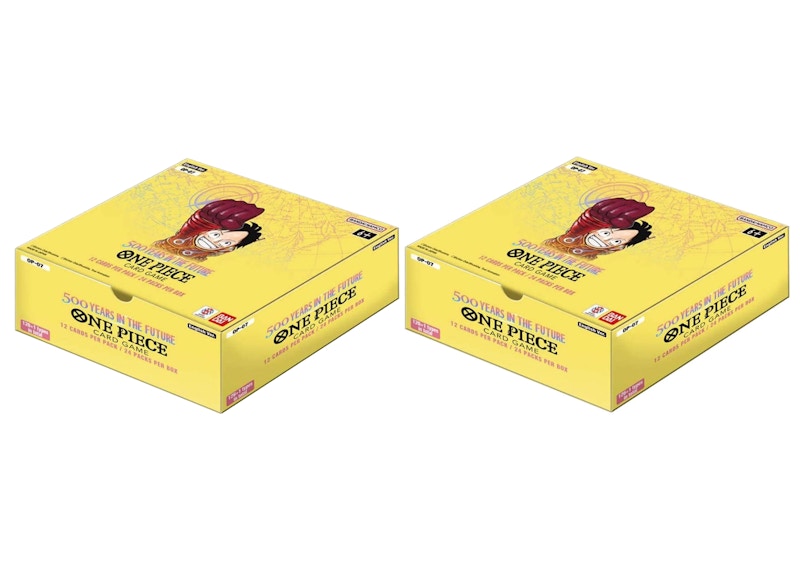 Bandai One Piece Card Game 500 Years Future Booster Box (OP-07 English) 2x Lot