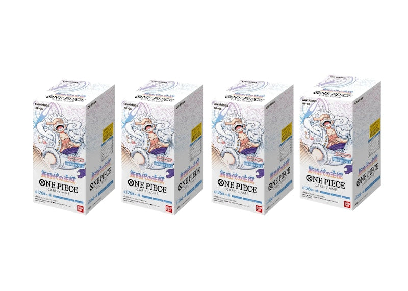 Bandai One Piece Card Game Awakening of the New Era Booster Box (OP-05) Japanese 4x Lot