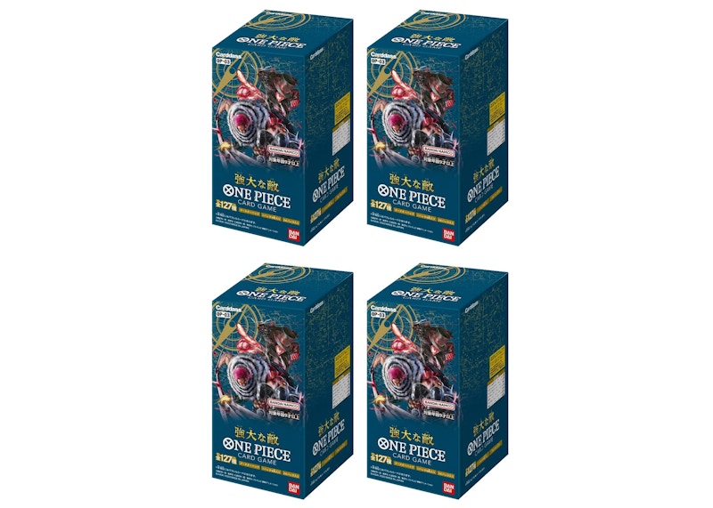 Bandai One Piece Card Game Mighty Enemy Carddass Booster Box (OP-03) (Japanese) 4x Lot