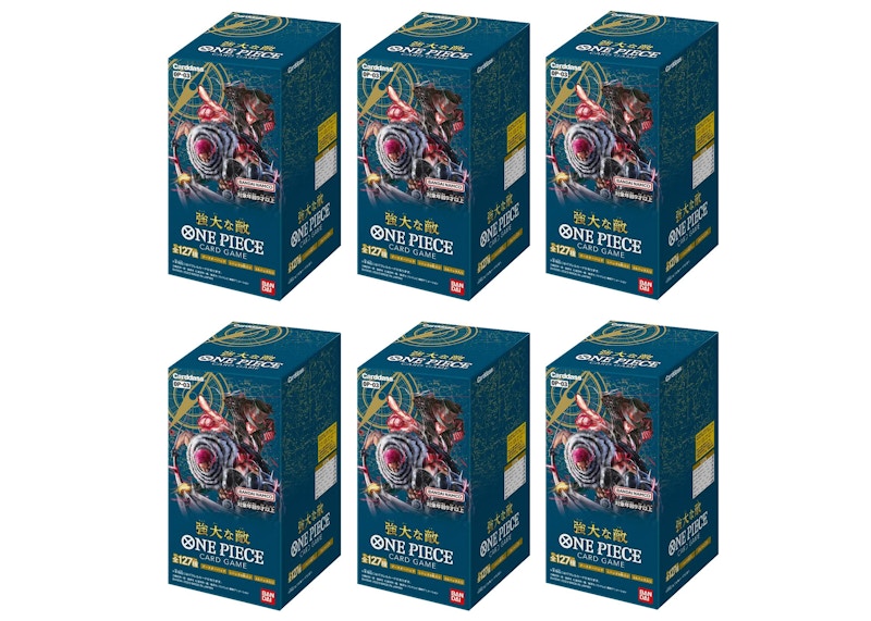 Bandai One Piece Card Game Mighty Enemy Carddass Booster Box (OP-03) (Japanese) 6x Lot