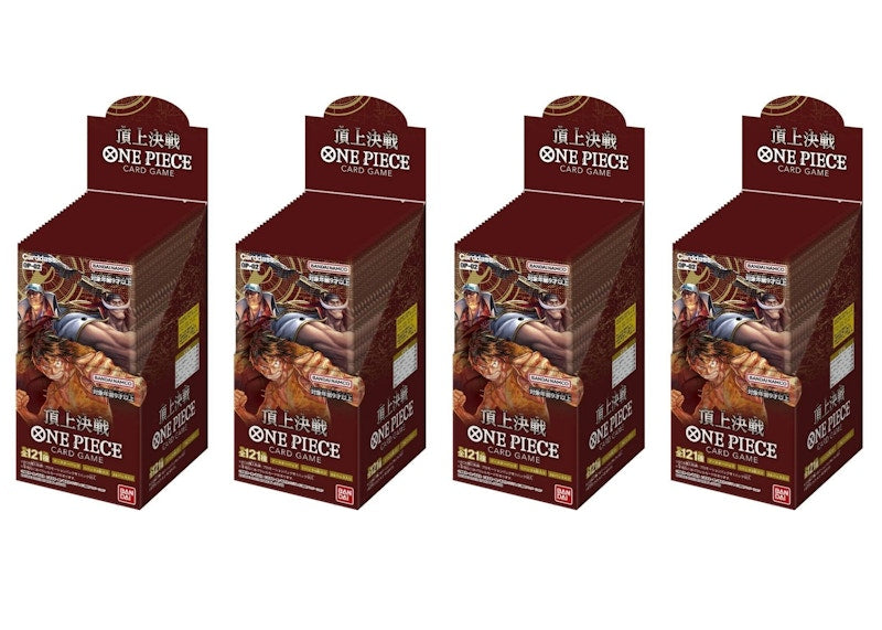 Bandai One Piece Card Game Paramount War Carddass Booster Box (OP-02) (Japanese) 4x Lot