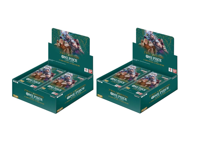 Bandai One Piece Card Game Two Legends Booster Box (OP-08 English) 2x Lot