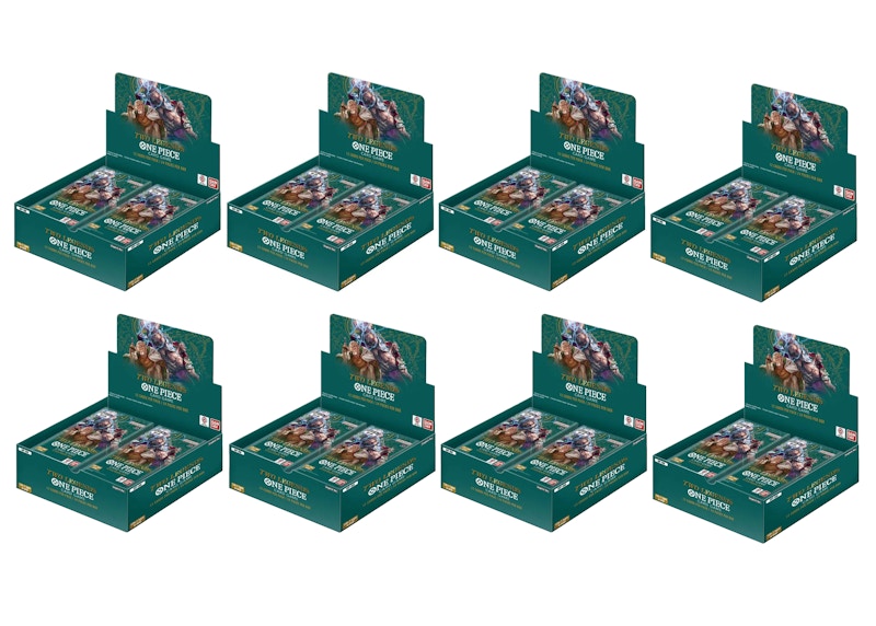Bandai One Piece Card Game Two Legends Booster Box (OP-08 English) 8x Lot