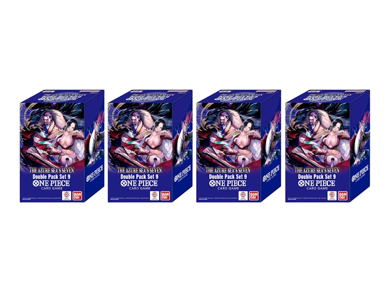 Bandai One Piece Double Pack Set 9 (DP-09) Booster Pack 4x Lot