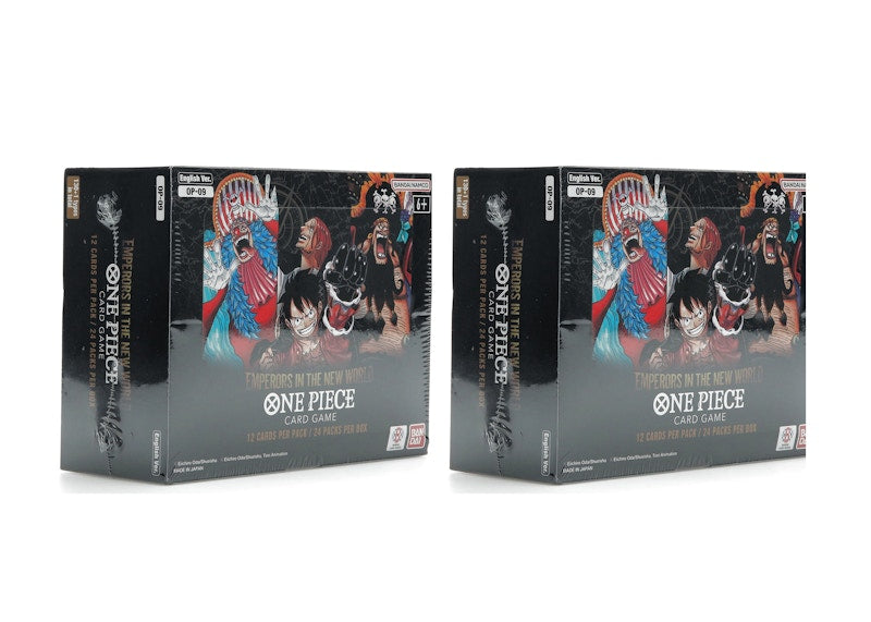 Bandai One Piece Emperors In The New World Hobby Box (OP-09) 2x Lot
