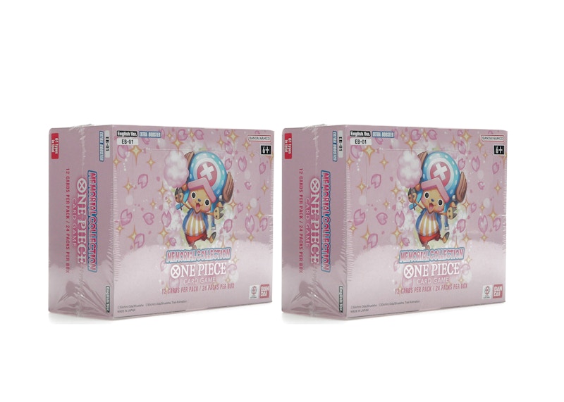 Bandai One Piece Memorial Collection Booster Box 2x Lot