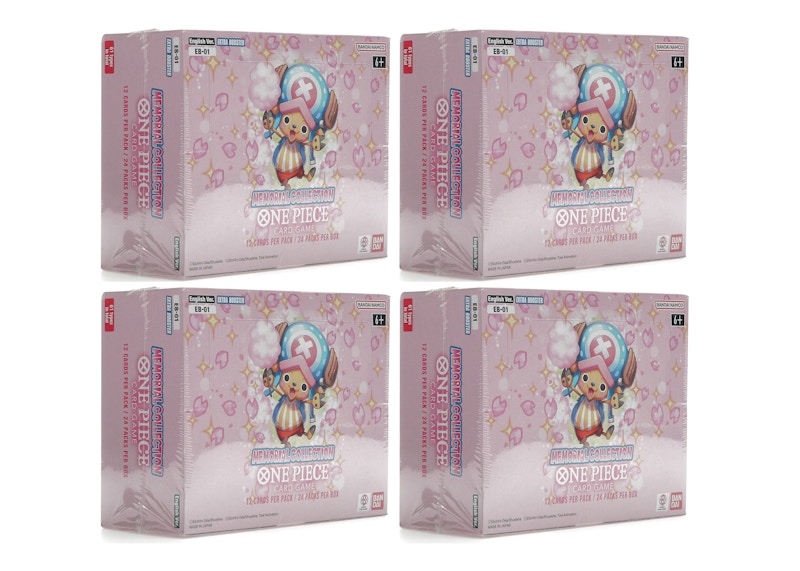 Bandai One Piece Memorial Collection Booster Box 4x Lot