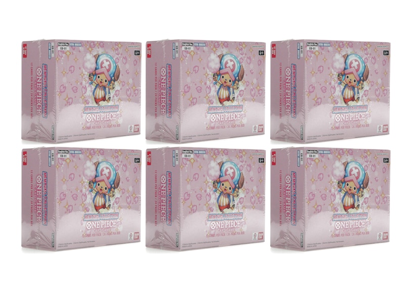 Bandai One Piece Memorial Collection Booster Box 6x Lot