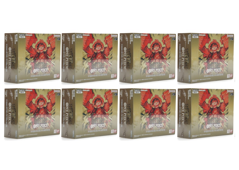 Bandai One Piece The Best Premium Booster Box PRB-01 8x Lot
