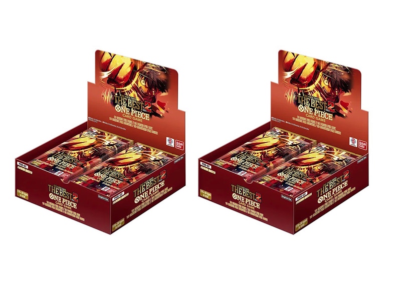 Bandai One Piece The Best Vol. 2 (PRB-02) Booster Box 2x Lot