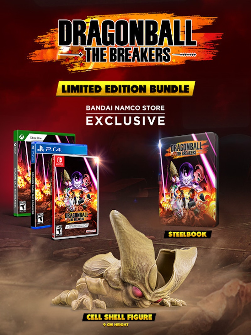 Bandai PS4 Dragon Ball: The Breakers Limited Edition Video Game Bundle