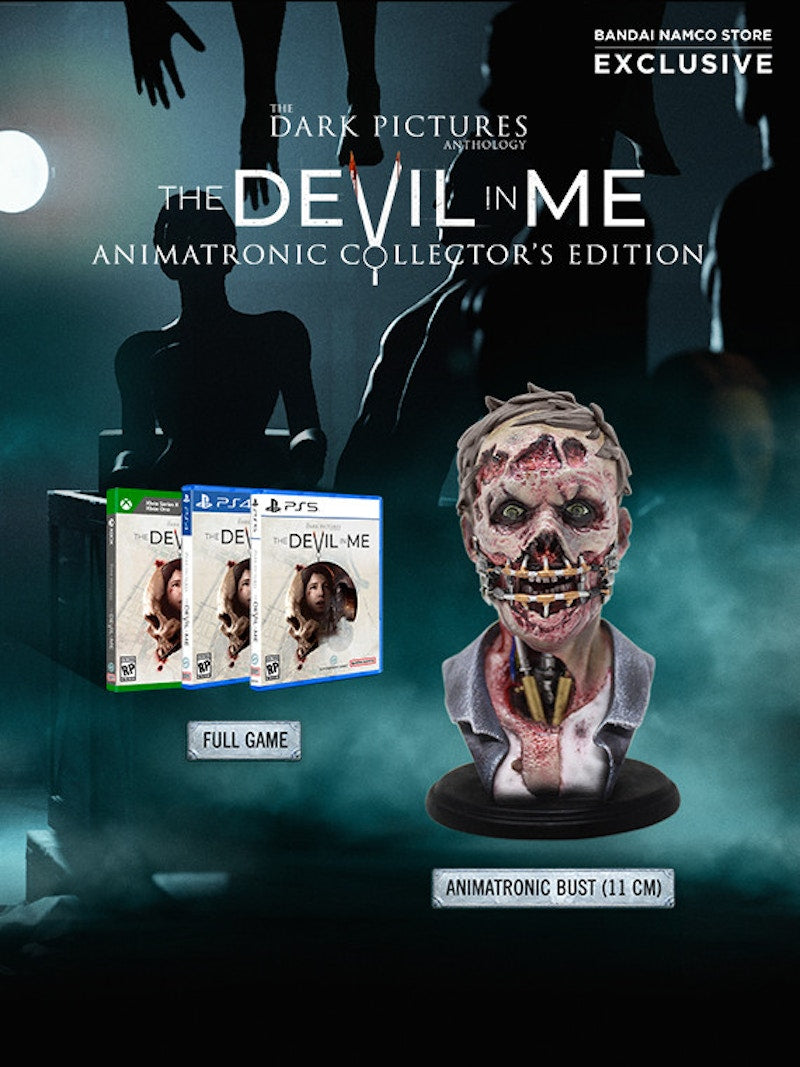 Bandai PS4 The Dark Pictures Anthology: The Devil In Me Animatronic Collector's Edition Video Game