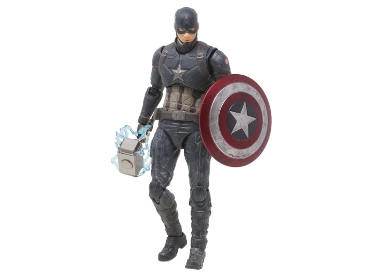 Bandai S.H.Figuarts Avengers Endgame Captain America Final Battle Edition Action Figure Navy