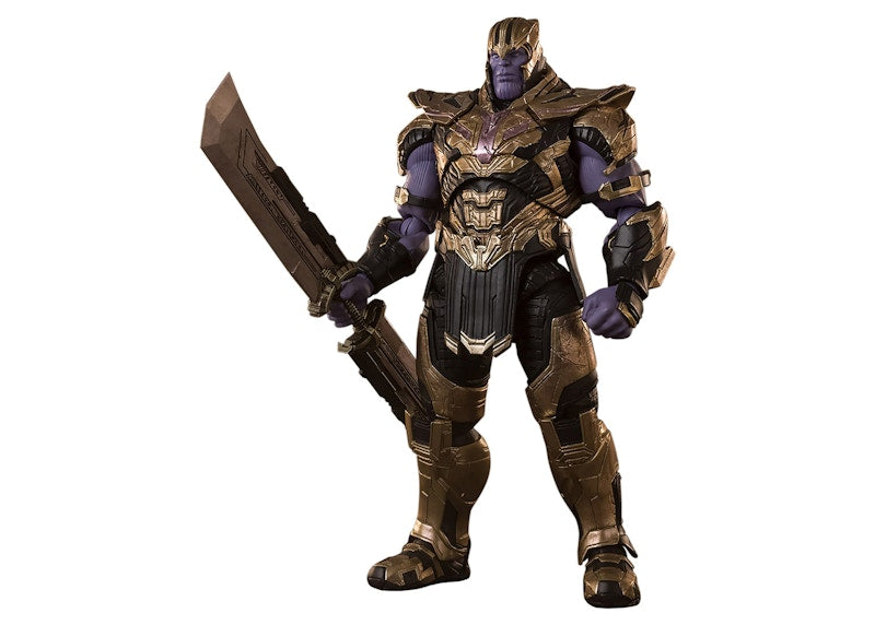 Bandai S.H.Figuarts Avengers Endgame Thanos Final Battle Edition Action Figure Gold
