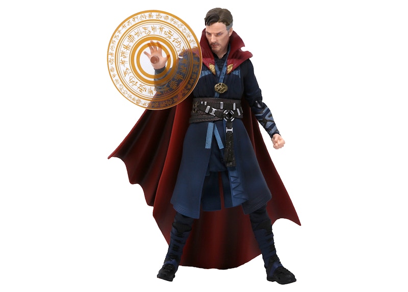 Bandai S.H.Figuarts Doctor Strange And Burning Flame Set Action Figure Navy