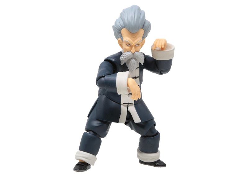 Bandai S.H.Figuarts Dragon Ball Jackie Chun Action Figure Gray & Navy