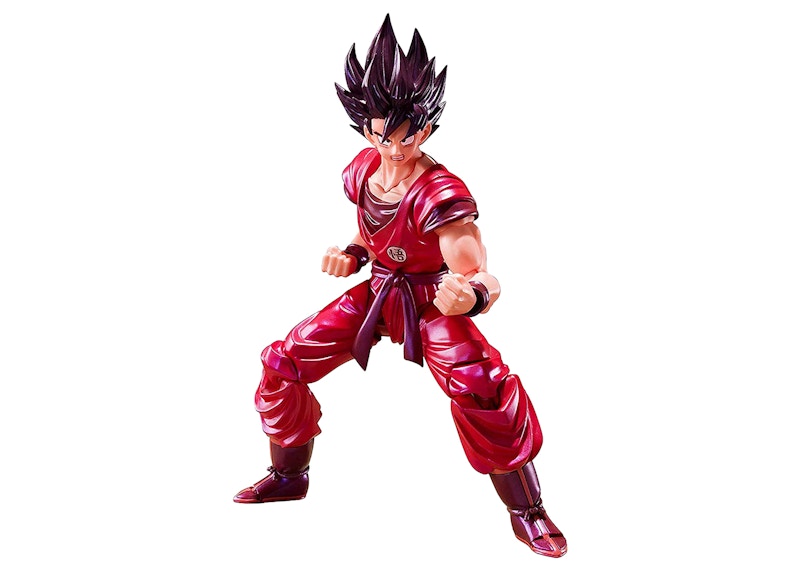 Bandai S.H.Figuarts Dragon Ball Son Goku Kaioken Version Action Figure Red