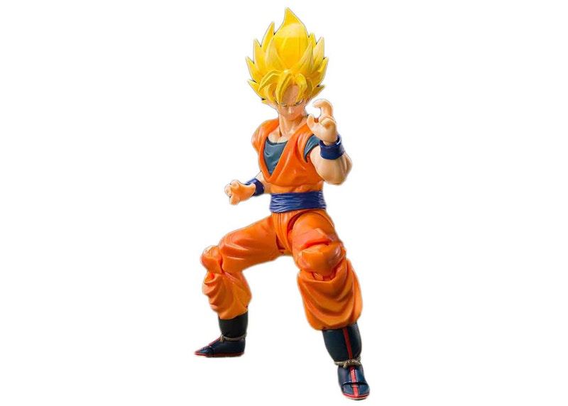 Bandai S.H.Figuarts Dragon Ball Z Super Saiyan Full Power Son Goku Action Figure Orange