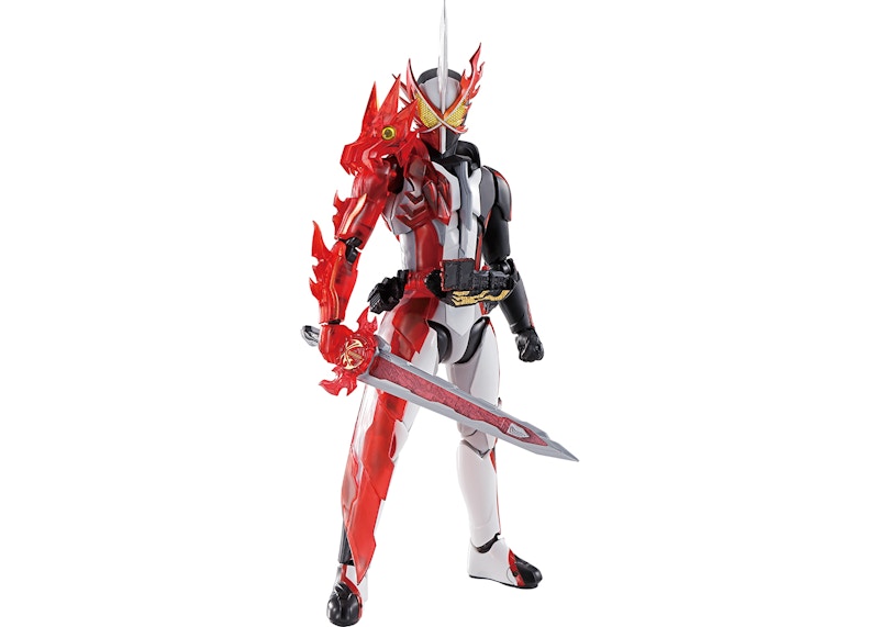 Bandai S.H.Figuarts Ichibankuji Kamen Rider Saber Brave Dragon Action Figure Clear Red