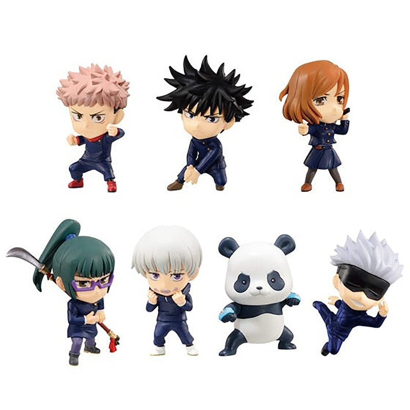 Bandai Shokugan Jujutsu Kaisen Adverge Motion Set of 7 Figures Multi
