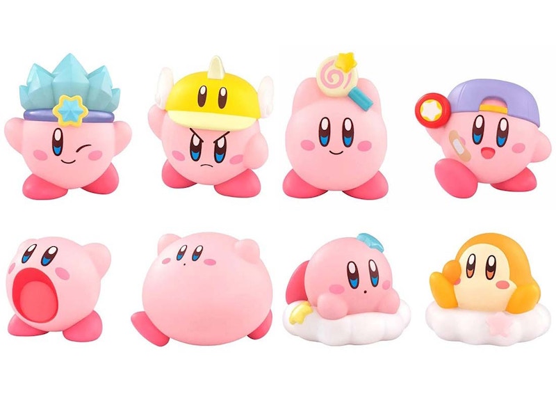 Bandai Shokugan Kirby'S Dream Land Kirby Friends Vol 2 Set of 12 Figures Pink
