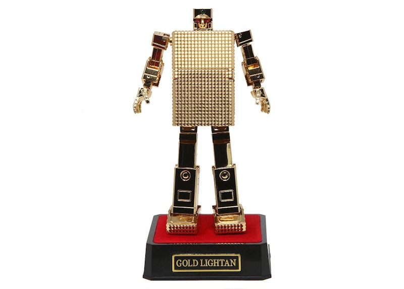 Bandai Soul Of Chogokin Gold Lightan GX-32R Gold Lightan 24-Karat Gold Plating Version Action Figure Gold